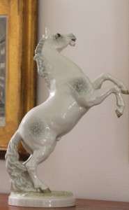   Hutschenreuther German Fine Porcelain Horse Figurine K. Tutter MINT
