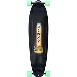  Dregs 8 Ply Maple UFO Black Complete Longboard Skateboard 