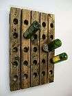 Wine Riddling Rack Distressed Wood Winerack Handcrafted