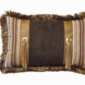 Wooded River Navajo Denim Oblong Pillow