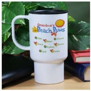  Personalized Beach Bums Travel Mug