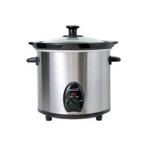 New   SC 130S 3 Quart Slow Cooker Stainless Steel by Brentwood  