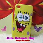 New Arrive Yellow Spongebob Hard Back Cover Skin Shell Case For iPhone 