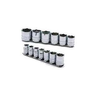  13 Piece 3/8in. Drive SAE Standard 6 Point Socket Set 