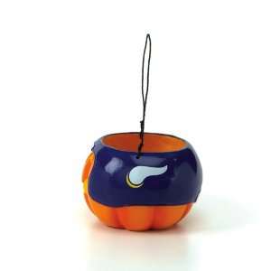   NFL Minnesota Vikings Halloween Pumpkin Trick or Treat Candy Bucket
