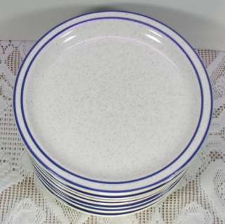   China Restaurant Ware Blue Band 9 Dinner Plate Speckled 11 Available