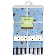 Carters Blankets, Receiving, Wrap Me Up, Flannel, Color Puppy with 