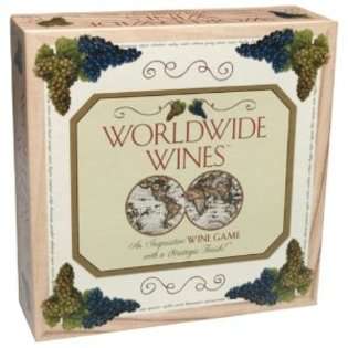 Worldwide Wines Trivia Board Game 