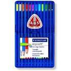 Staedtler Ergosoft Colored Pencils, Set of 12 Colors in Stand up Easel 