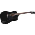 Fender CD 60 Acoustic Guitar with Case, Black