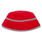   Evan Andy and Evan Baby Boys Red Stripe Reversible Bucket Hat 12 18M