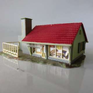 14) N Scale BUILDINGS LOT Houses Factory Service Station BACHMANN 