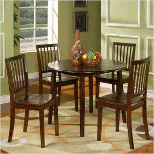 Steve Silver Furniture Branson Double Drop Leaf Dining Table in Multi 