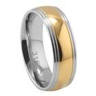    Stainless Steel   Ionic Plated 316L Stainless Steel Ring   Gold 