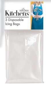 Fox Run Disposable Icing Bags Decorating Plastic 6x18 4315  