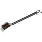   17.5 inch Brass Bristle Grill Brush, Replacement Head Included