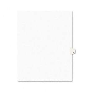  Avery® White Legal Index Dividers INDEX,LTR,SDE15,25/PK 
