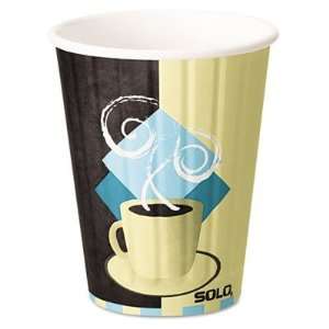 Solo Cups SLOIC12 Duo Shield Hot Insulated 12 oz Paper Cups, Beige 