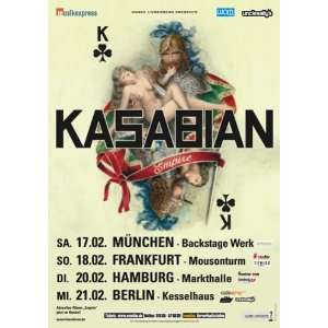  Kasabian   Empire 2007   CONCERT   POSTER from GERMANY 
