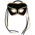   By Forum Novelties Inc Black Couples Mask / Black   Size One   Size