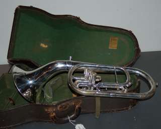 Original case and a Herco Alto horn mouthpiece