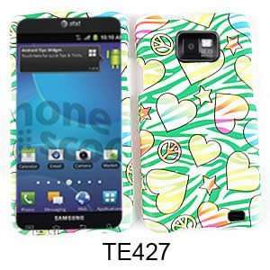 CELL PHONE CASE COVER FOR SAMSUNG GALAXY S II / ATTAIN I777 HEARTS 