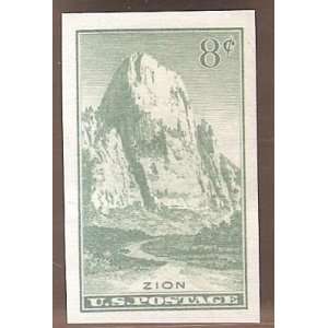  Postage Stamp U.S. Great White Throne Zion Park Utah Sc 