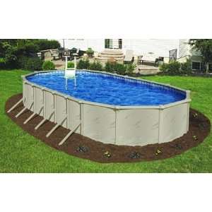  Delair Above Ground Pool 30 Ft x 15 Ft Oval   Armour Kote 