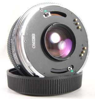  Bronica 645ETR ETRS ETRC ETRSI 75mm f2.8 PE Lens with caps, lens hood