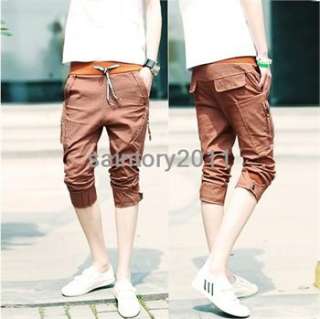 NEW FASHION MENS KOREAN STYLE SUMMER SILM FIT CASUAL SHORT PANTS 