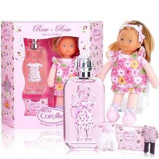 Miss Corolle Dolls by Parfums Corolle for Women Gift Set Rose, 4 Piece