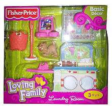 Fisher Price Loving Family Dollhouse Furniture Set   Laundry Room 