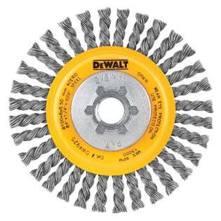 DEWALT DW4925 4 Inch Stringer Bead Wire Wheel/Carbon Steel 5/8 Inch 11 