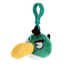   Birds Backpack Clip   Green Bird   Commonwealth Toys   