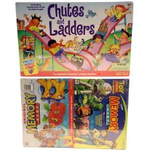  Chutes and Ladders, Toy Story Memory Game and Original 