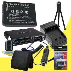  Battery Kit for Panasonic Lumix DMC ZS10, DMC ZS1, DMC ZS3 