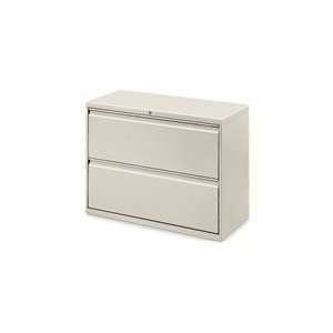  Lorell 36 4 Drawer Lateral File in Light Gray Office 