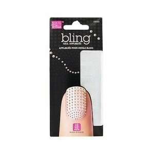  Nail Bliss Bling Nails Silver Gemd French Beauty