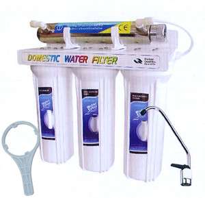 Four Stages Undersink Water Filter with UV Light  