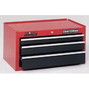  CRAFTSMAN 9 59703 Middle Chest,26 1/2 x18 x13 1/4,3 Dr,Red 