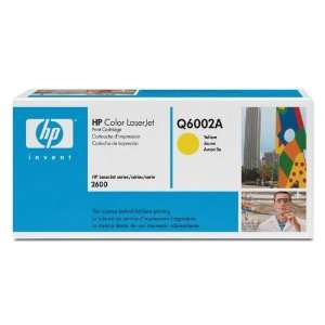 HP Q6002A Yellow Toner Cartridge for Color LaserJet 1600, 2600, 2600n 