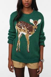 UrbanOutfitters  PJ By Peter Jensen Animal Face Sweater