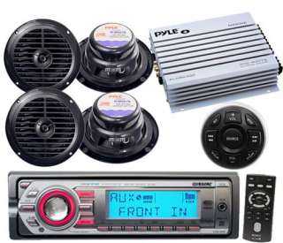 SONY CDXM30+RMX11M MARINE CD  RADIO 4 SPEAKERS & AMP  