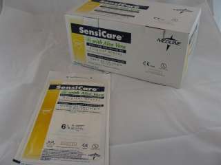   SENSICARE LATEX FREE SURGICAL GLOVES WITH ALOE GLOVES SIZE 6.5 NEW