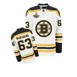 NHL Gear   Brad Marchand #63 Boston Bruins Jersey White Hockey Jerseys 