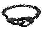 Locking Handcuff Stainless Steel Men Bangle Bracelet  