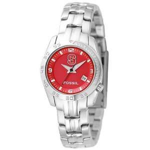  Fossil North Carolina State Wolfpack Ladies Stainless 