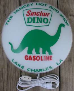 SINCLAIR DINO VINTAGE STYLE WALL LAMP SIGN  
