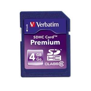  VER96171 Verbatim® MEMORY,CARD SDHC 4GB,BE