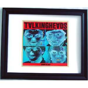 TALKING HEADS Autographed Album Cover   REMAIN IN LIGHT